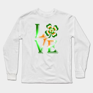 Love Ireland Clover Long Sleeve T-Shirt